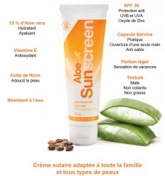 Aloé solaire - Aloe Sunscreen - Rèf. 617
