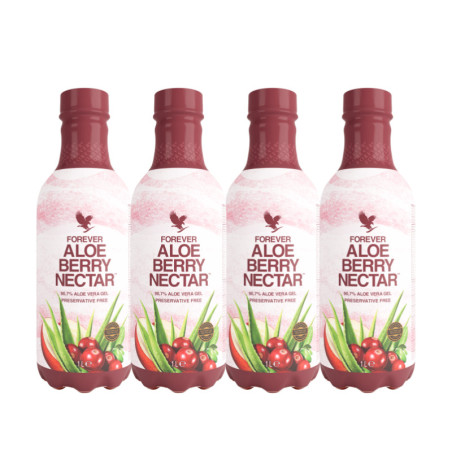 Forever Aloe Berry Nectar 4 x 1 L