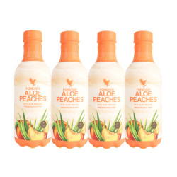Forever Aloe Pêche 4 x 1 L - Rèf. 8774